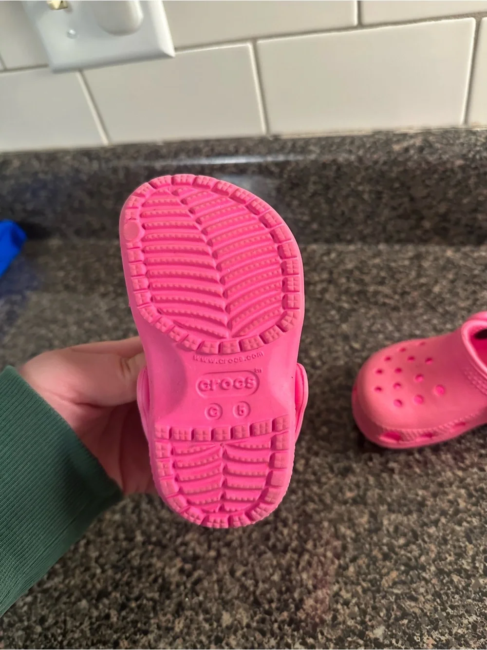 Toddler Crocs -hot pink